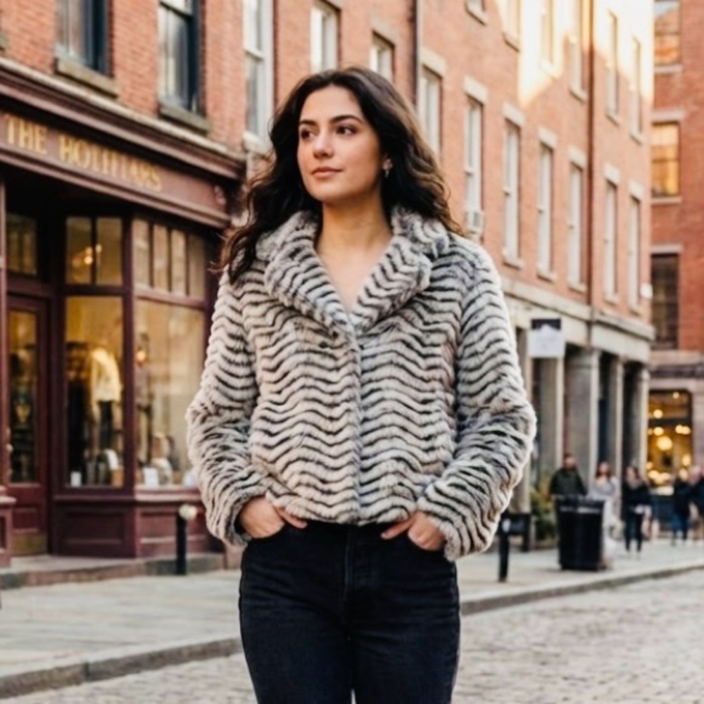 Marks & Spencer Faux Fur Jacket